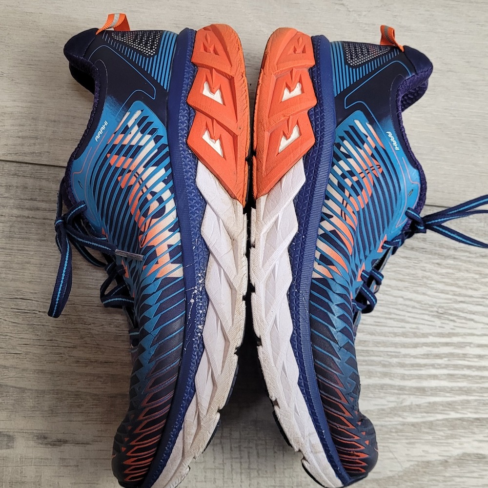 🏃Hoka One One Arahi Running Shoe Mens 9 Lightweight Cushioned Sneaker *c-video - Picture 9 of 16